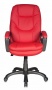 Кресло руководителя Бюрократ CH-868AXSN/Red красный искусственная кожа (пластик темно-серый)